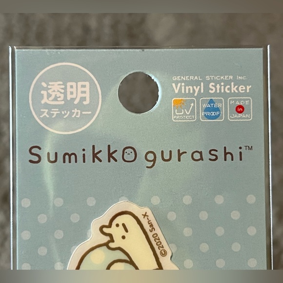 Sumikkogurashi Vinyl Sticker Official San-X Japan Exclusive UV & Waterptoof Cute - Picture 3 of 8